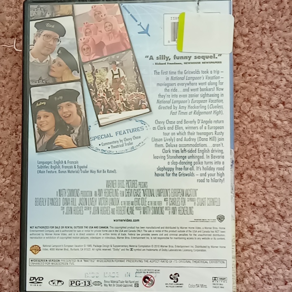 European Vacation dvd - Picture 2 of 3
